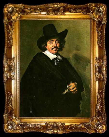 framed  Frans Hals mansportratt, ta009-2